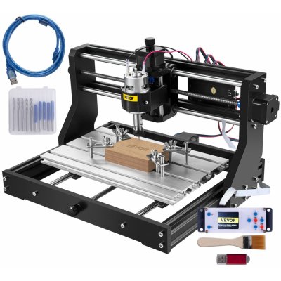 VEVOR CNC stolní fréza 300x180mm + Offline Ovladáč s displejem – Hledejceny.cz