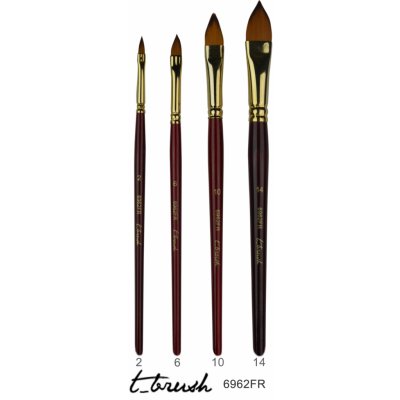 Štětec Simply-T Academy syntetický - Filbert Velikost štětce: 6 – Zboží Dáma