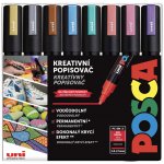 Uni Posca 5M sada 8ks metalické – Zbozi.Blesk.cz