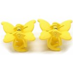 Skřipečky do vlasů - motýlci, 2 ks Barva: modrá – Zboží Dáma