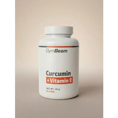 GymBeam Kurkumin + Vitamín E 90 kapslí – Hledejceny.cz