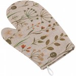 Bellatex Kuchyňská chňapka Větvičky na režné béžová zelená oranžová 28 x 18 cm – Zboží Mobilmania