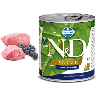 N&D Prime Adult Lamb & Blueberry 2 x 285 g – Zboží Mobilmania