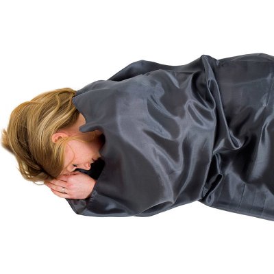 Lifeventure Silk Sleeping Bag Liner mummy šedá – Zboží Dáma