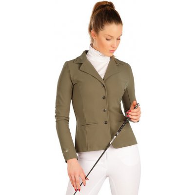 Litex Dámské závodní jezdecké sako hnědé Khaki – Zboží Dáma