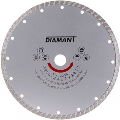 FESTA Kotouč diamantový diamant 230x22. 2x3. 1mm turbo – Zboží Mobilmania