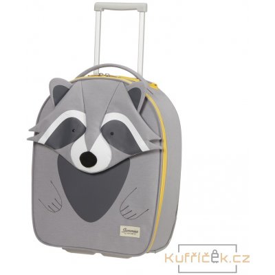 Samsonite Happy Sammies Eco Upright Raccoon Remy šedá 23 l – Zboží Mobilmania