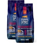 Primal Spirit Dog 60% Wilderness 2 x 12 kg – Hledejceny.cz