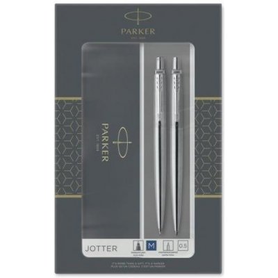 Parker Jotter Stainless Steel CT Duo Set 2093256 – Zboží Mobilmania