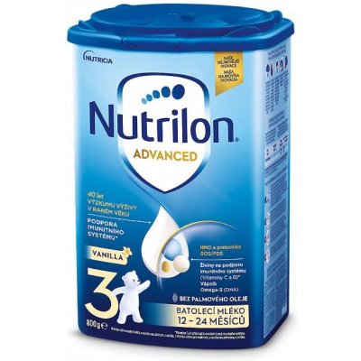 Nutrilon Advanced 3 Vanilla 800g – Zboží Mobilmania