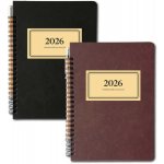 Retro A5 týdenní 2026 vínový/černý – Sleviste.cz