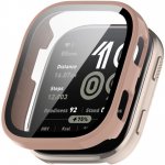 VSECHNONAMOBIL 108024 PC FULL COVER Plastový kryt se sklem pro Amazfit Bip 6 růžový – Zboží Živě