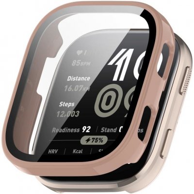VSECHNONAMOBIL 108024 PC FULL COVER Plastový kryt se sklem pro Amazfit Bip 6 růžový – Zboží Živě