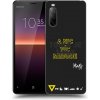 Pouzdro a kryt na mobilní telefon Sony Pouzdro Picasee silikonové Sony Xperia 10 II - Kazma - TOHLE JE ŽIVOT A NIC VÍC NEBUDE černé