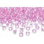 PartyDeco Diamantové konfety světle růžové 12mm – Zboží Dáma