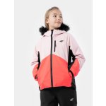 4F girls ski jacket JKUDN003 56S light pink – Hledejceny.cz