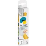 TRITON akrylové fixy zlaté a stříbrné 2 ks – Hledejceny.cz