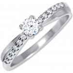 Soliter prsten s krystaly z bílého zlata 229 001 00810 07 – Zboží Dáma