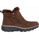 Skechers Easy Going High Zip 2 dámská zimní obuv hnědá – Hledejceny.cz