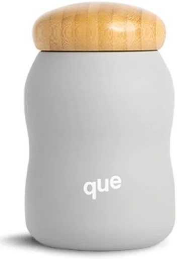 Que termolahev Insulated Bottle cloudy grey 355 ml