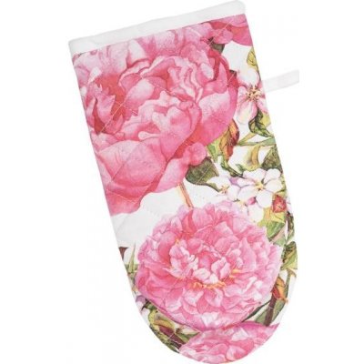 SCANquilt chňapka FLORA pivoine smetanovorůžová 15 x 30 cm – Sleviste.cz