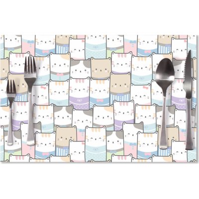 Sablio prostírání Kreslená koťátka 40x30cm – Zboží Mobilmania