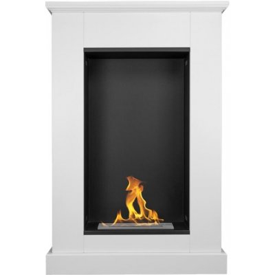 Biokominki GMT Volně stojící biokrb 71 x 102 x 21 cm bílý – Zboží Mobilmania