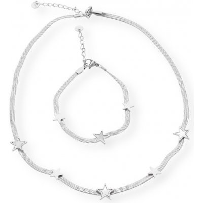 Ewena dámský náhrdelník s náramkem z chirurgické oceli KM6427