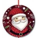 Egan Vánoční Santa Claus 7 x 7 cm – Hledejceny.cz