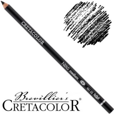 Cretacolor Pastel černý olejový střední – Zboží Mobilmania