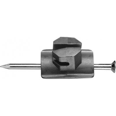 Izolátor pro elektrický ohradník s hřebíkem, pro lanko a drát do 4 mm, 25 ks – HobbyKompas.cz