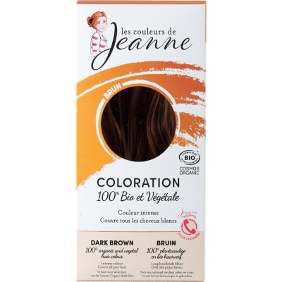 Les couleurs de Jeanne Barva na vlasy tmavě hnědá 2 x 50 g