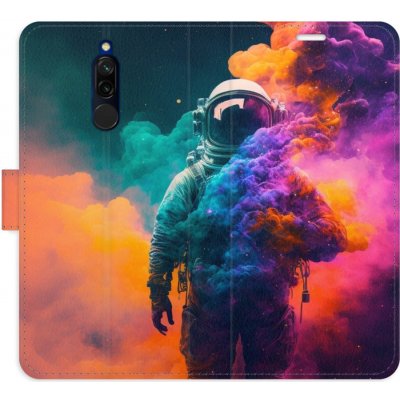 Pouzdro iSaprio Flip s kapsičkami na karty - Astronaut in Colours 02 Xiaomi Redmi 8 – Zbozi.Blesk.cz