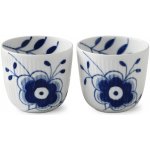 Royal Copenhagen Porcelánový svícen Blue Fluted Mega – set 2 ks, bílá barva, porcelán – Zboží Dáma