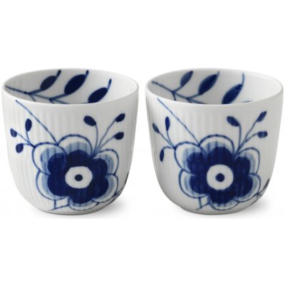 Royal Copenhagen Porcelánový svícen Blue Fluted Mega – set 2 ks, bílá barva, porcelán – Zboží Dáma