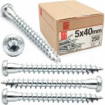 Šrouby pro spojky Lunfix WKLC-50040-B-LF 40x5 mm 250 ks – Hledejceny.cz