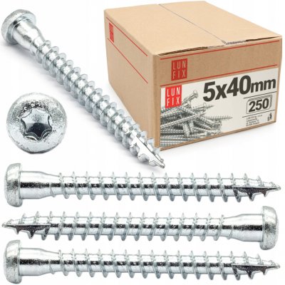 Šrouby pro spojky Lunfix WKLC-50040-B-LF 40x5 mm 250 ks – Hledejceny.cz