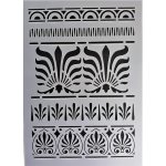 Daily Art Šablona plastová Řecké ornamenty 2 A5 – Zbozi.Blesk.cz