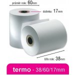 Pokladní kotouček TERMO 38/60/17mm – Zboží Živě