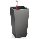 Lechuza Samozavlažovací květináč MINI CUBI antracitová, 9,5 x 9,5 x 18,5 cm – Hledejceny.cz