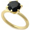 Prsteny Aumanti Zásnubní prsten 37 Zlato Černý diamant