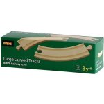 Brio 33342 Dlouhé zatáčky, 170 mm, 4 ks – Zboží Dáma
