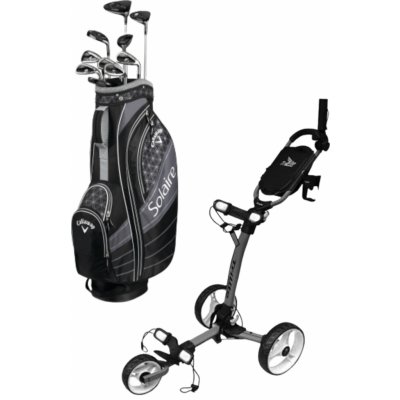 Callaway Solaire set, + AXGLO TRILITE, golfový vozík – Zboží Mobilmania