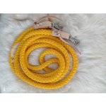 Horse life Jednodílné provazové otěže z kulatého lanažlutá – Zboží Dáma