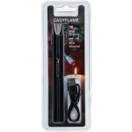 PureFlame plazmový s USB nabíjením EasyFlame Basic černý – Zboží Dáma
