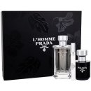 Prada L´Homme EDT 100 ml + sprchový krém 100 ml + EDT 10 ml dárková sada