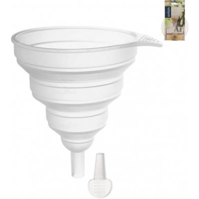 Nálevka silikon KEMP pr. 12 cm skládací+špunt - Orion – Sleviste.cz