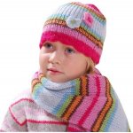 Bugga čepice dívčí pletená PD377 mix – Zboží Dáma