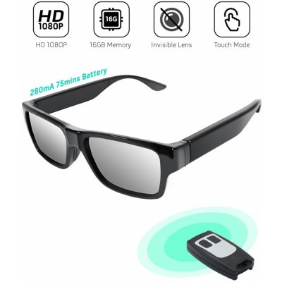 Spy brýle s kamerou FULL HD a dálkovým ovládáním + 16GB paměť