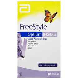 FreeStyle Optium beta-ketone testovací proužky 10 ks